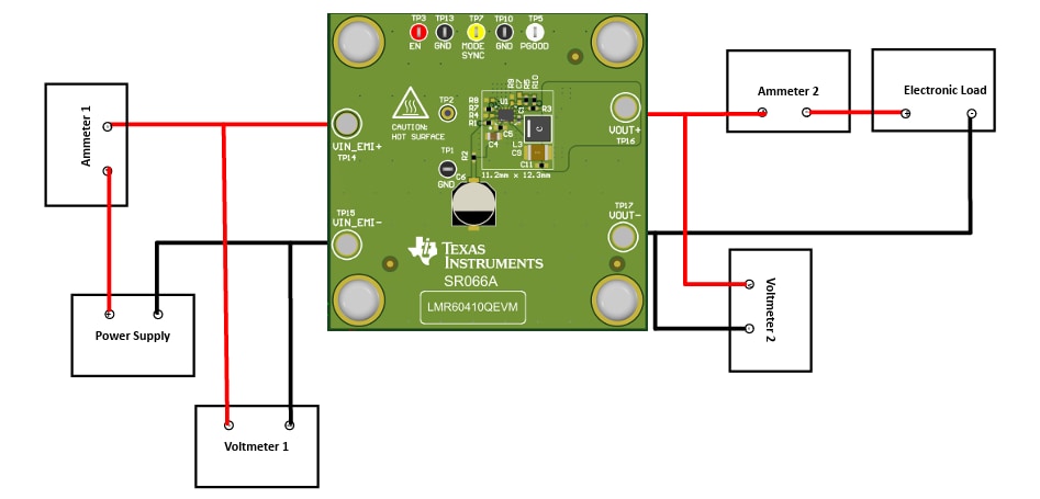 ロケーション回路 - Texas Instruments LMR60410QEVM 評価モジュール